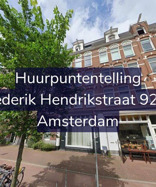 Foto gevel Huurpuntentelling voor Frederik Hendrikstraat 92-H, Amsterdam