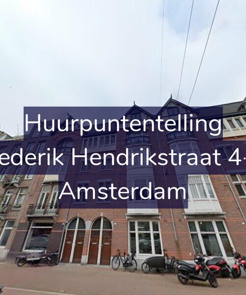 Foto gevel Huurpuntentelling voor Frederik Hendrikstraat 4-H, Amsterdam