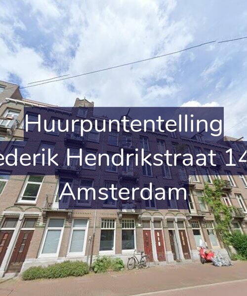 Foto gevel Huurpuntentelling voor Frederik Hendrikstraat 14-1, Amsterdam