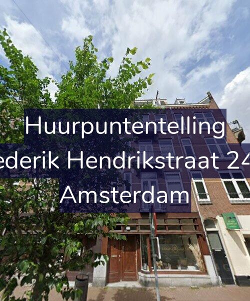 Foto gevel Huurpuntentelling voor Frederik Hendrikstraat 24-1, Amsterdam