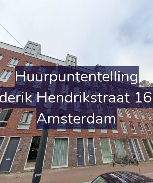 Foto gevel Huurpuntentelling voor Frederik Hendrikstraat 166-E, Amsterdam