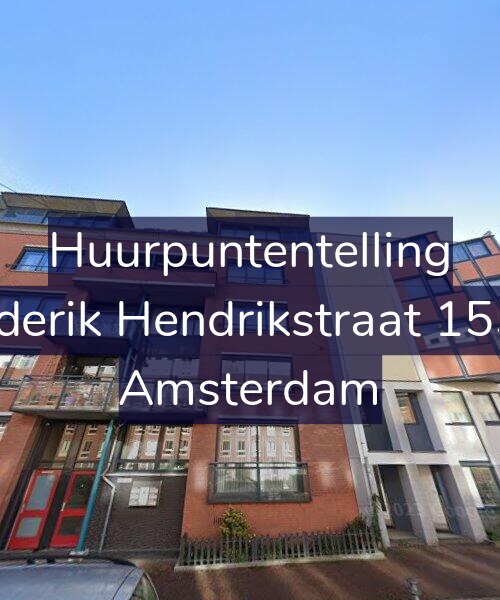 Foto gevel Huurpuntentelling voor Frederik Hendrikstraat 155-B, Amsterdam