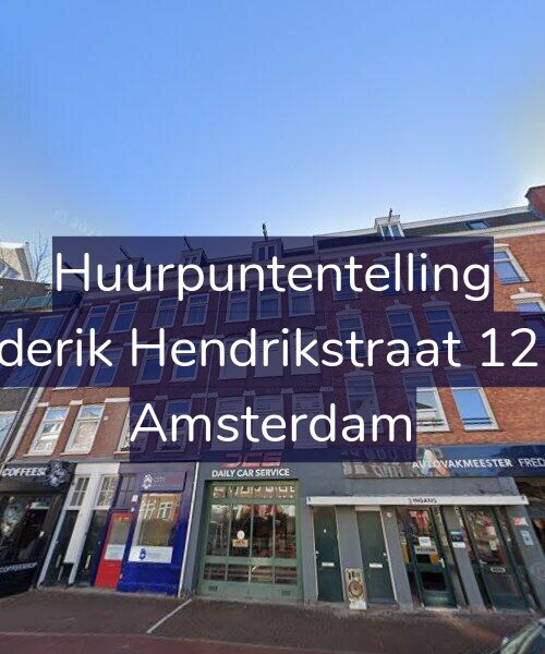 Foto gevel Huurpuntentelling voor Frederik Hendrikstraat 127-1, Amsterdam