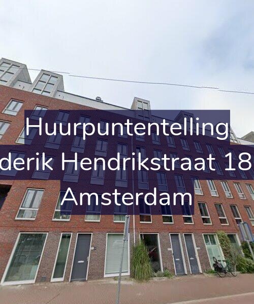 Foto gevel Huurpuntentelling voor Frederik Hendrikstraat 186-E, Amsterdam