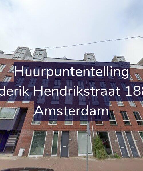 Foto gevel Huurpuntentelling voor Frederik Hendrikstraat 188-B, Amsterdam