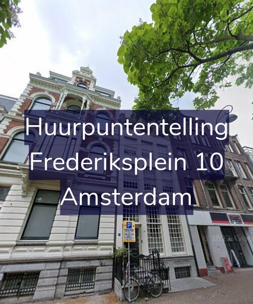 Foto gevel Huurpuntentelling voor Frederiksplein 10, Amsterdam