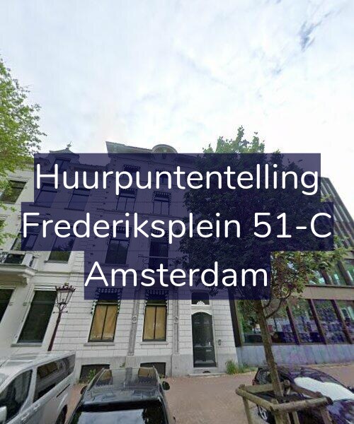 Foto gevel Huurpuntentelling voor Frederiksplein 51-C, Amsterdam
