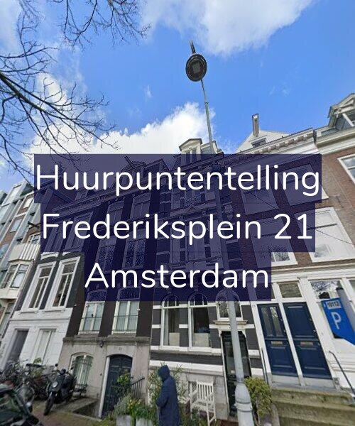 Foto gevel Huurpuntentelling voor Frederiksplein 21, Amsterdam