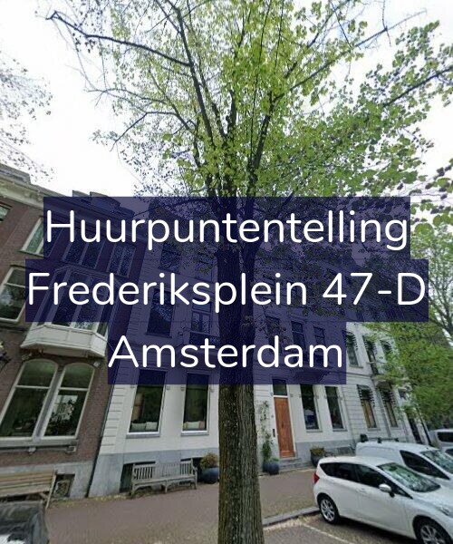 Foto gevel Huurpuntentelling voor Frederiksplein 47-D, Amsterdam