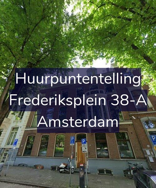 Foto gevel Huurpuntentelling voor Frederiksplein 38-A, Amsterdam