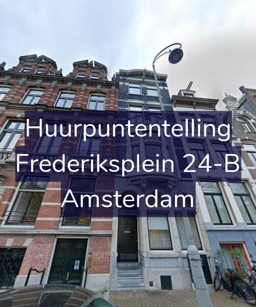 Foto gevel Huurpuntentelling voor Frederiksplein 24-B, Amsterdam