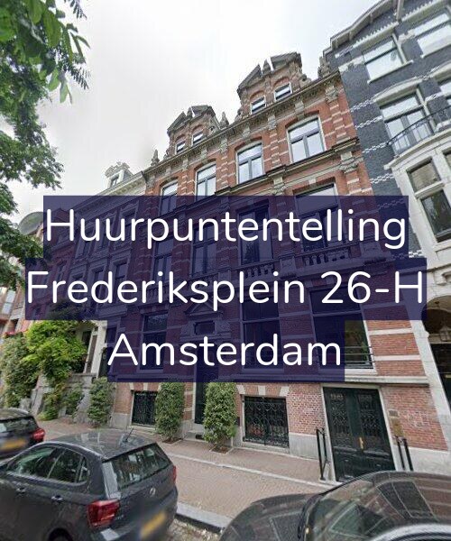 Foto gevel Huurpuntentelling voor Frederiksplein 26-H, Amsterdam
