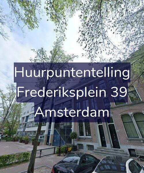 Foto gevel Huurpuntentelling voor Frederiksplein 39, Amsterdam