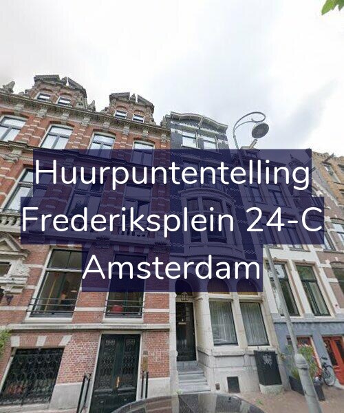 Foto gevel Huurpuntentelling voor Frederiksplein 24-C, Amsterdam