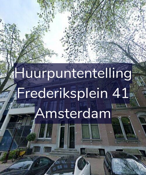 Foto gevel Huurpuntentelling voor Frederiksplein 41, Amsterdam