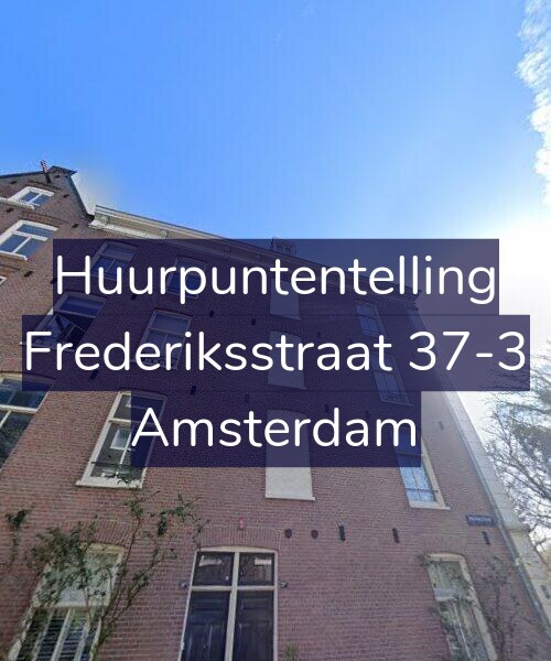 Foto gevel Huurpuntentelling voor Frederiksstraat 37-3, Amsterdam