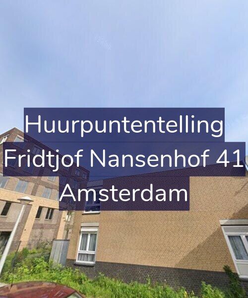 Foto gevel Huurpuntentelling voor Fridtjof Nansenhof 41, Amsterdam