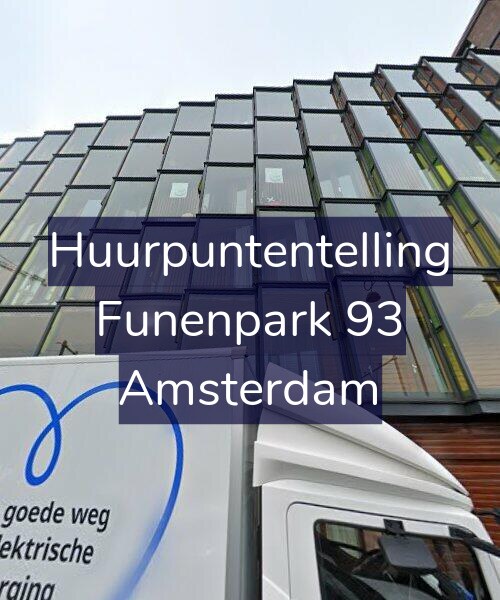 Foto gevel Huurpuntentelling voor Funenpark 93, Amsterdam