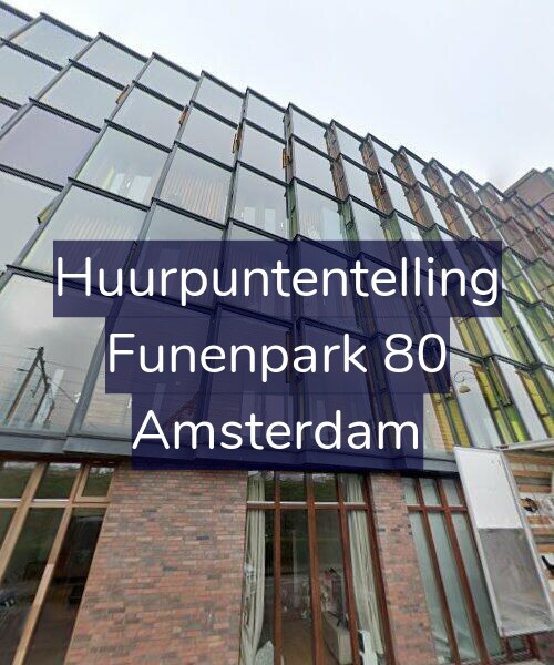 Foto gevel Huurpuntentelling voor Funenpark 80, Amsterdam