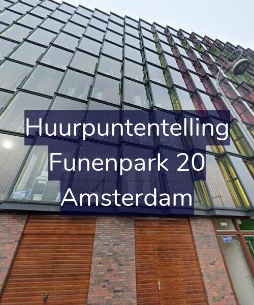 Foto gevel Huurpuntentelling voor Funenpark 20, Amsterdam