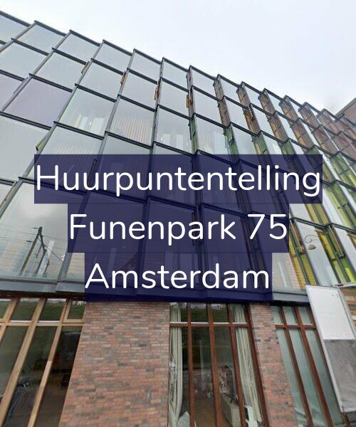 Foto gevel Huurpuntentelling voor Funenpark 75, Amsterdam