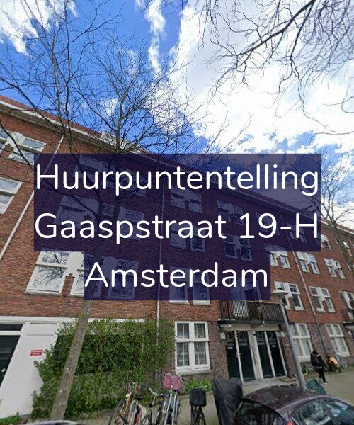 Foto gevel Huurpuntentelling voor Gaaspstraat 19-H, Amsterdam