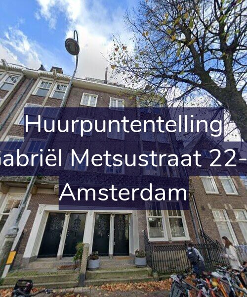 Foto gevel Huurpuntentelling voor Gabriël Metsustraat 22-4, Amsterdam