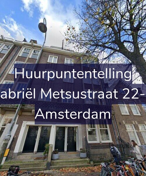 Foto gevel Huurpuntentelling voor Gabriël Metsustraat 22-H, Amsterdam