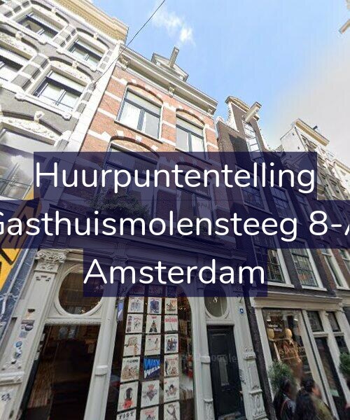 Foto gevel Huurpuntentelling voor Gasthuismolensteeg 8-A, Amsterdam