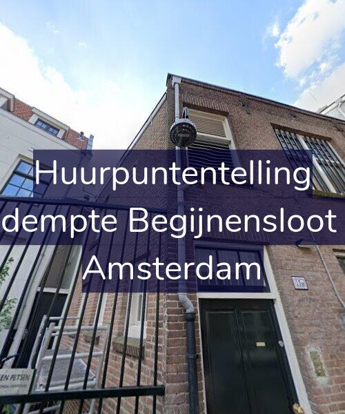 Foto gevel Huurpuntentelling voor Gedempte Begijnensloot 15, Amsterdam