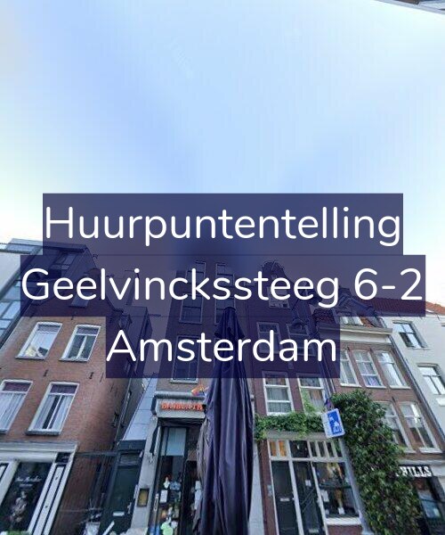 Foto gevel Huurpuntentelling voor Geelvinckssteeg 6-2, Amsterdam