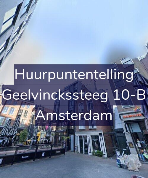 Foto gevel Huurpuntentelling voor Geelvinckssteeg 10-B, Amsterdam