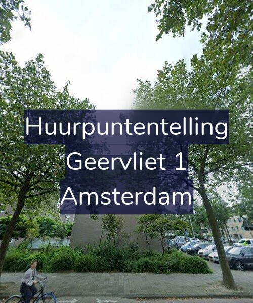 Foto gevel Huurpuntentelling voor Geervliet 1, Amsterdam