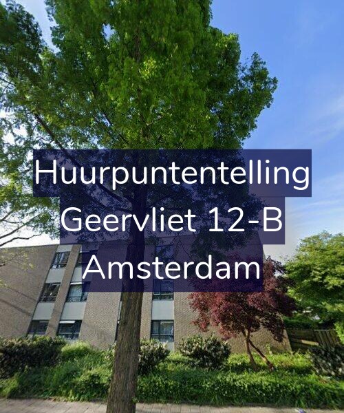 Foto gevel Huurpuntentelling voor Geervliet 12-B, Amsterdam