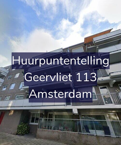 Foto gevel Huurpuntentelling voor Geervliet 113, Amsterdam