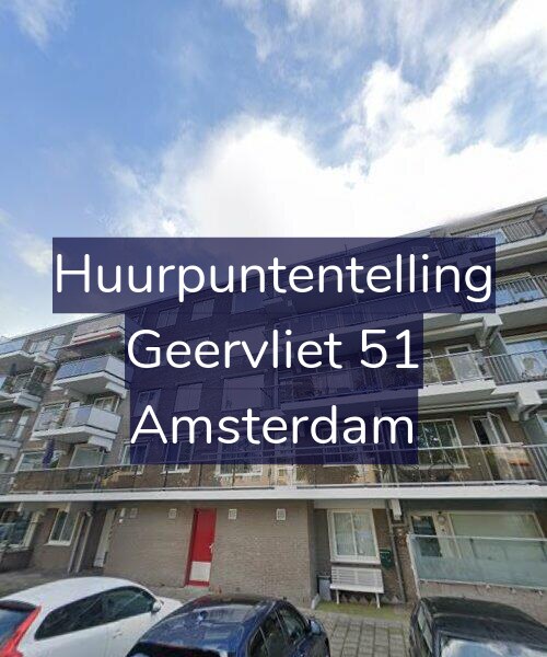 Foto gevel Huurpuntentelling voor Geervliet 51, Amsterdam