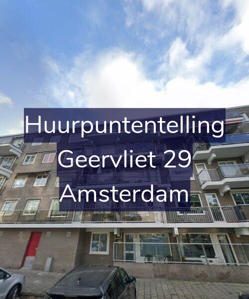 Foto gevel Huurpuntentelling voor Geervliet 29, Amsterdam