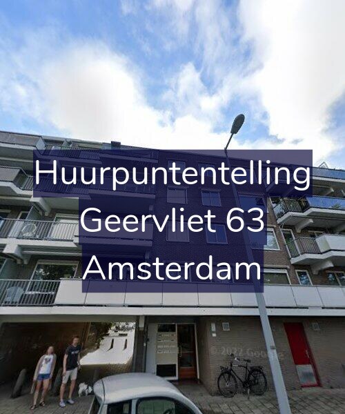 Foto gevel Huurpuntentelling voor Geervliet 63, Amsterdam