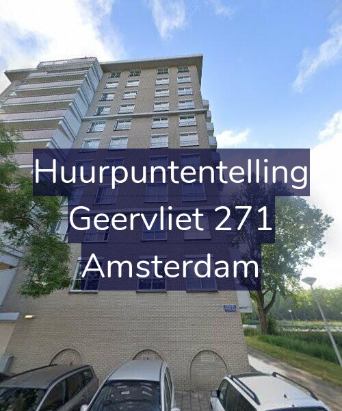 Foto gevel Huurpuntentelling voor Geervliet 271, Amsterdam