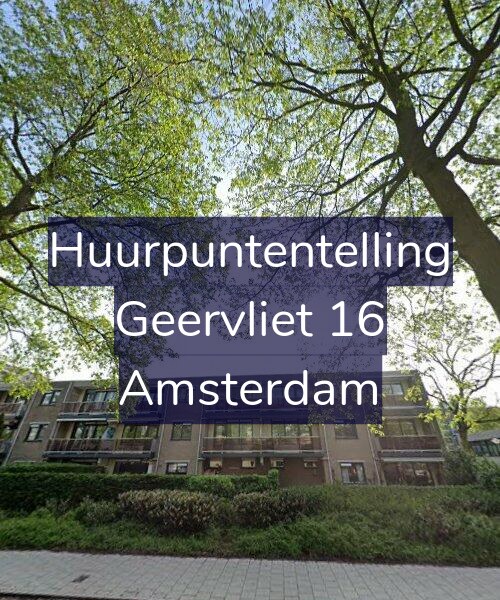 Foto gevel Huurpuntentelling voor Geervliet 16, Amsterdam