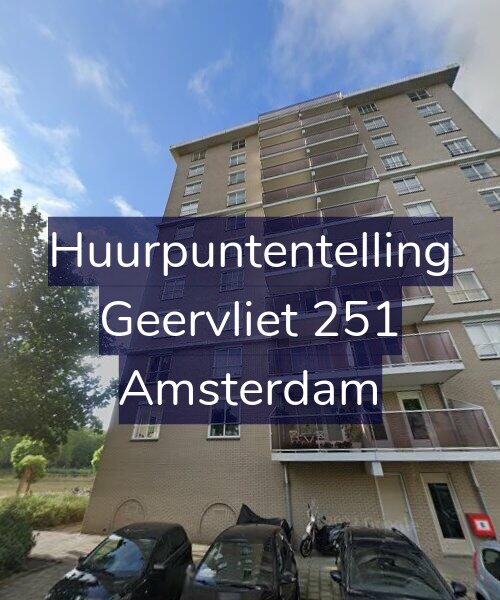Foto gevel Huurpuntentelling voor Geervliet 251, Amsterdam