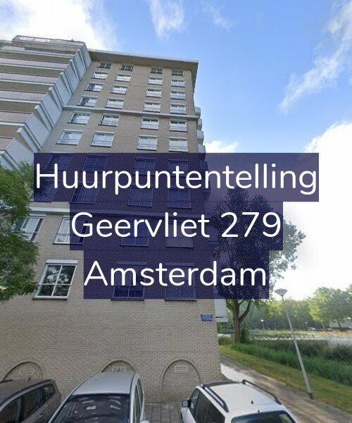 Foto gevel Huurpuntentelling voor Geervliet 279, Amsterdam