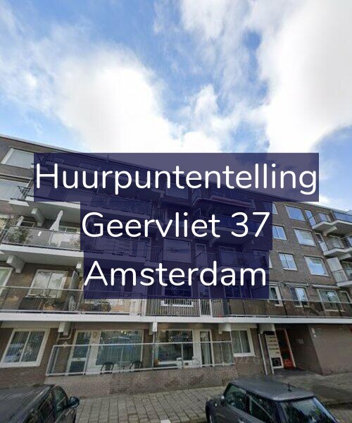 Foto gevel Huurpuntentelling voor Geervliet 37, Amsterdam