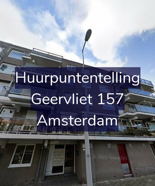 Foto gevel Huurpuntentelling voor Geervliet 157, Amsterdam