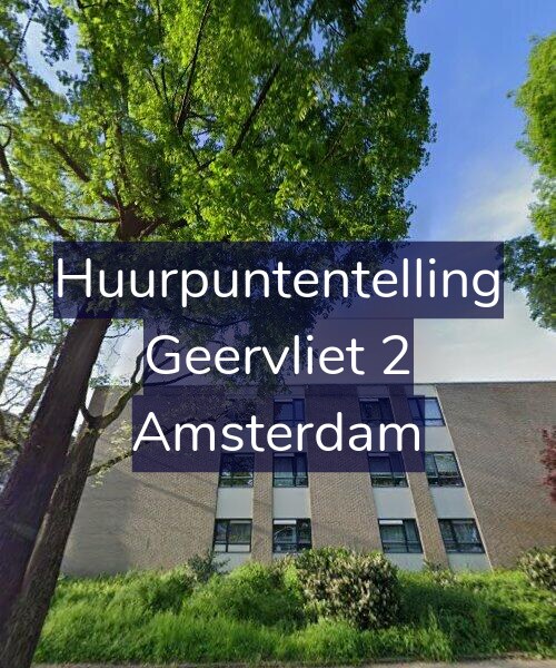 Foto gevel Huurpuntentelling voor Geervliet 2, Amsterdam