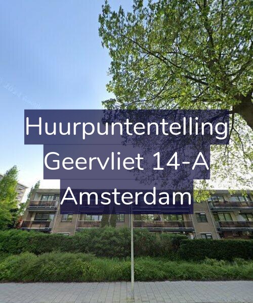 Foto gevel Huurpuntentelling voor Geervliet 14-A, Amsterdam