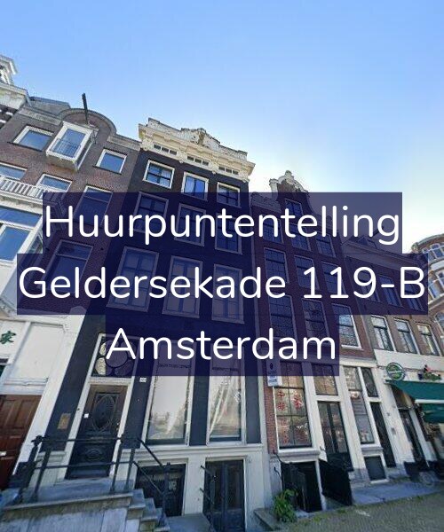 Foto gevel Huurpuntentelling voor Geldersekade 119-B, Amsterdam