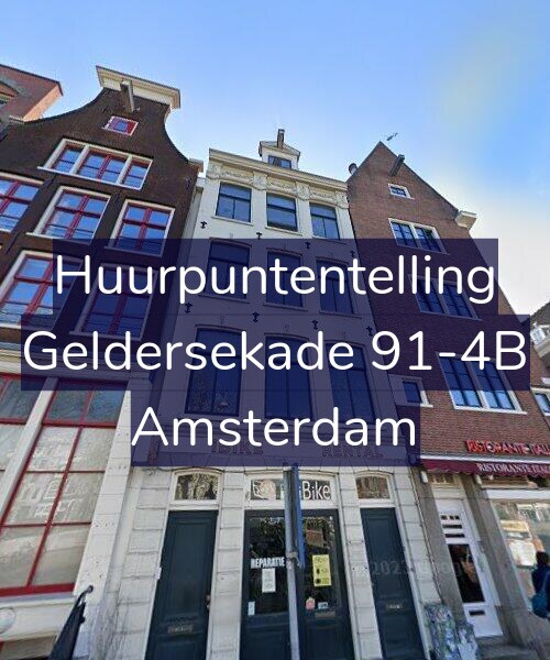 Foto gevel Huurpuntentelling voor Geldersekade 91-4B, Amsterdam