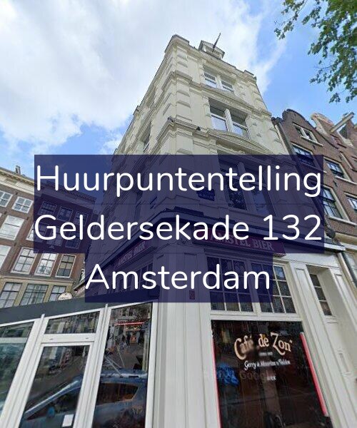 Foto gevel Huurpuntentelling voor Geldersekade 132, Amsterdam