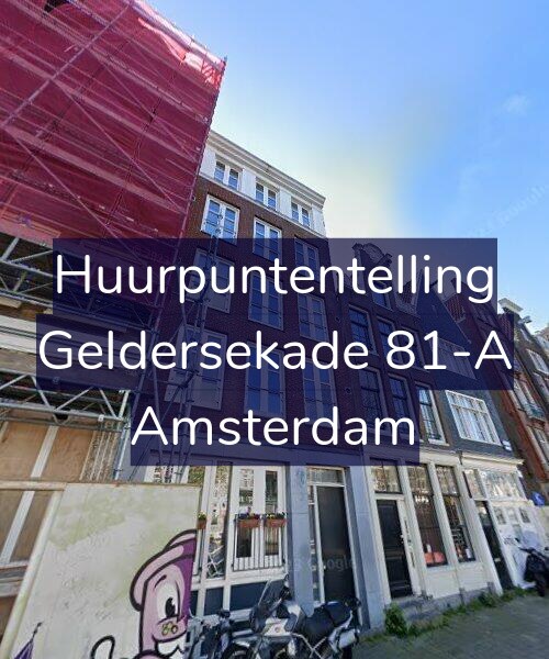 Foto gevel Huurpuntentelling voor Geldersekade 81-A, Amsterdam